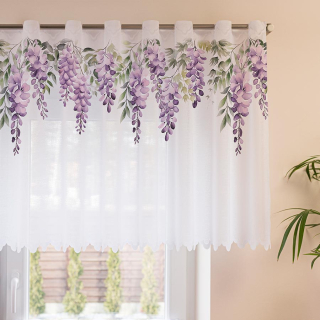 Vitrážová záclona VISTÁRIE