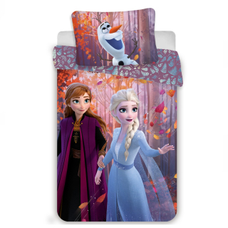 Povlečení Frozen 2 sister purple - 140x200, 70x90 cm