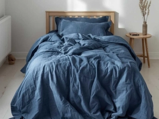 Mušelínové povlečení MODRÉ - 140/200 + 70/90