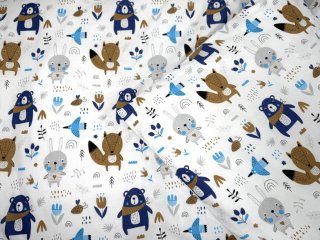 Bavlněný povlak na polštářek BLUE - 70x90 cm