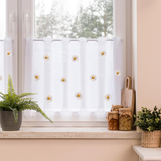 Vitrážová záclona KOPRETINY