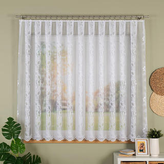 Žakárová kusová záclona ALŽBĚTA - výška 110cm, šíře 450cm