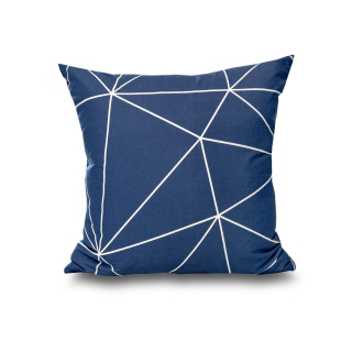 Bavlněný povlak NORDIC COLLECTION GRID modré