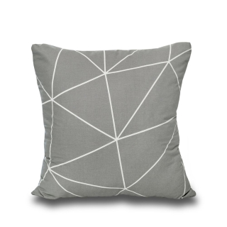 Bavlněný povlak NORDIC COLLECTION GRID šedé