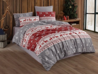 Vánoční povlečení bavlna GRETA - 140x220 + 70x90