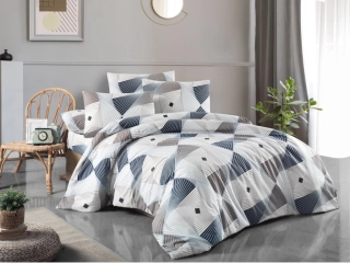 Flanelové povlečení CIRCULAR -  200/200 + 2ks 70/90