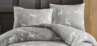 Flanelový povlak ESCAMA grey