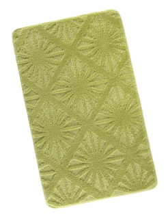 Koupelnová předložka 60x100 cm - Paprsek zelená