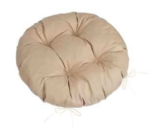 Sedák prošívaný Adéla kulatý 40cm - Béžová