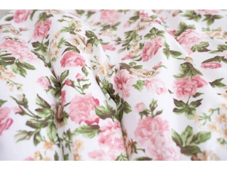 Metráž krep RUSTIKÁLNÍ RŮŽE