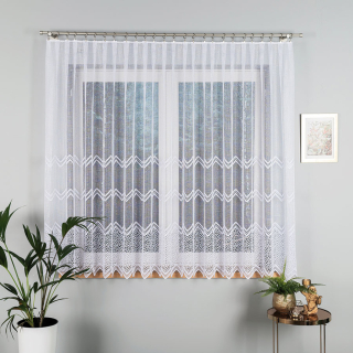 Metrážová záclona žakár ANDREA