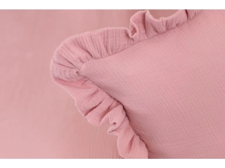 Mušelínový povlak kanýr STARORŮŽOVÝ - 40/40