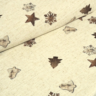 Vánoční dekorační látka LINO
