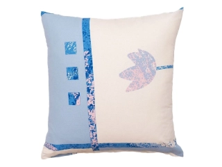 Povlak bavlna TULIPÁN světle modrý 40x40 cm