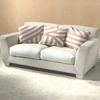 Povlak bavlna ZEBRA  světle hnědá