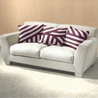 Povlak bavlna ZEBRA bordó