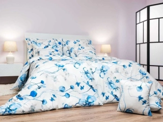 Povlečení krep Bloom elegance banán