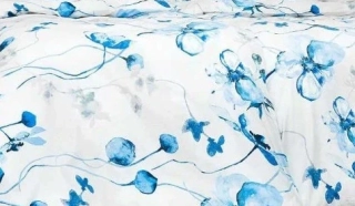 Metráž krep BLOOM elegance banán