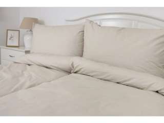 Bavlněné povlečení jednobarevné BÉŽOVÉ