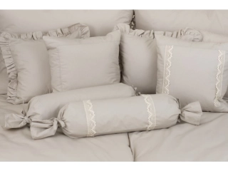 Dekorativní bavlněné povlaky BÉŽOVÉ