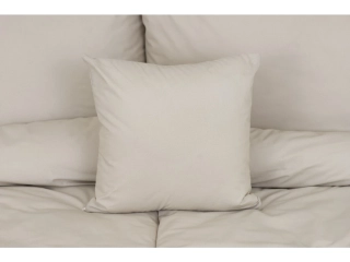 Jednobarevný bavlněný povlak BÉŽOVÝ