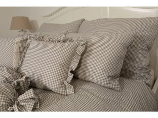 Bavlněné povlaky PEPITO kostička béžová