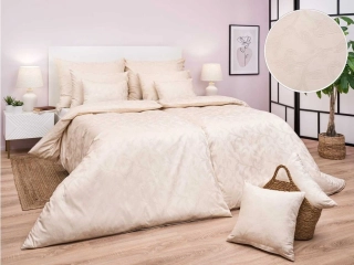 Povlečení damašek Rokoko natur