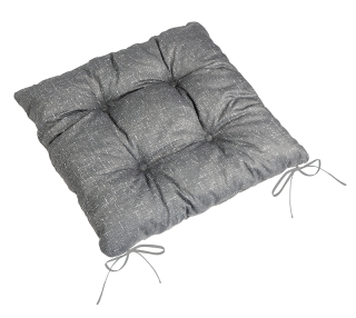 Sedák LADA prošívaný 40×40 ŠEDOBÍLÝ