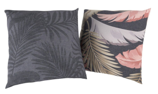 Bavlněný povlak DELUX PALMA šedá