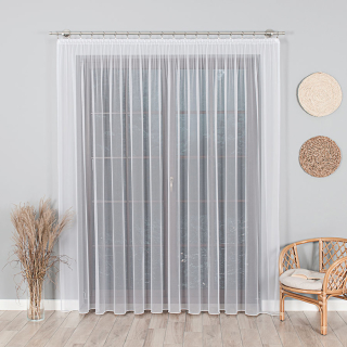 Tylová záclona metráž ARLETA, výška 326 cm