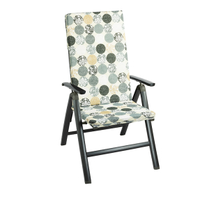 Polstr na zahradní židli BERTA KOULE 47×115 cm