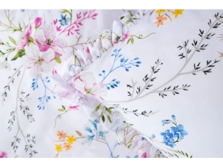 Bavlněné povlečení LOUKA s kanýrem 140×200 + 70×90 cm