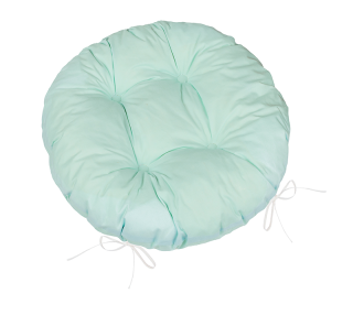 Sedák prošívaný kulatý Adéla 40cm - Mentol