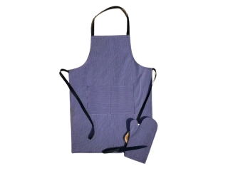 Kuchyňský grilovací set - zástěra a chňapka Denim