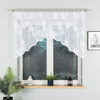 Kusová oblouková záclona Lara - 100x250 cm