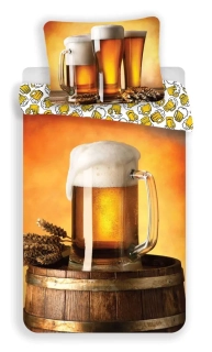 Povlečení fototisk Pivo - 140/200 + 70/90
