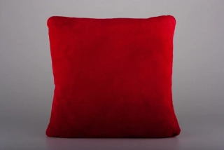 Povlak na polštářek mikroflanel - Vínový - 40x40 cm