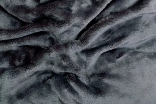 Prostěradlo mikroflanel - tmavě šedé - 180 x 200