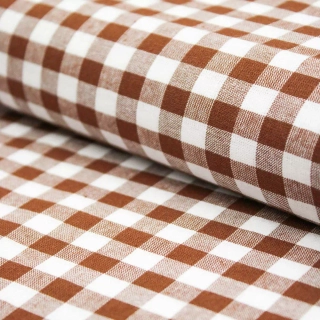 Dekorační látka Kanafas - Hnědý