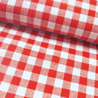 Dekorační látka Kanafas - Červený