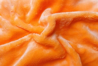Prostěradlo mikroflanel - oranžová - 180 x 200